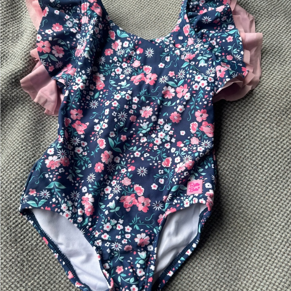 Floral Kids Swim One Piece